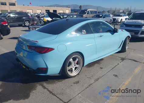 2017 Infiniti Q60 3.0T Red Sport 400 from USA, damaged, VIN JN1FV7EK5HM610790